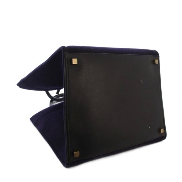 Celine Luggage Phantom Wool Felt Tote Purple KH - Picture 4 of 8